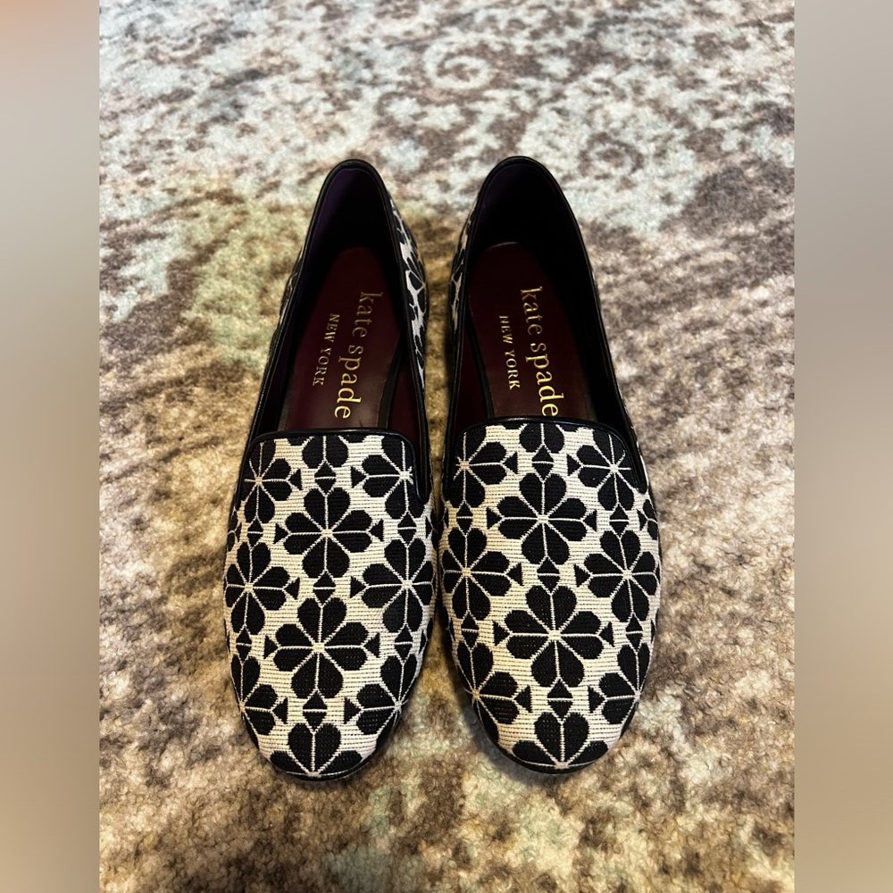 Kate Spade Spade Flower Jacquard Lounge Loafers